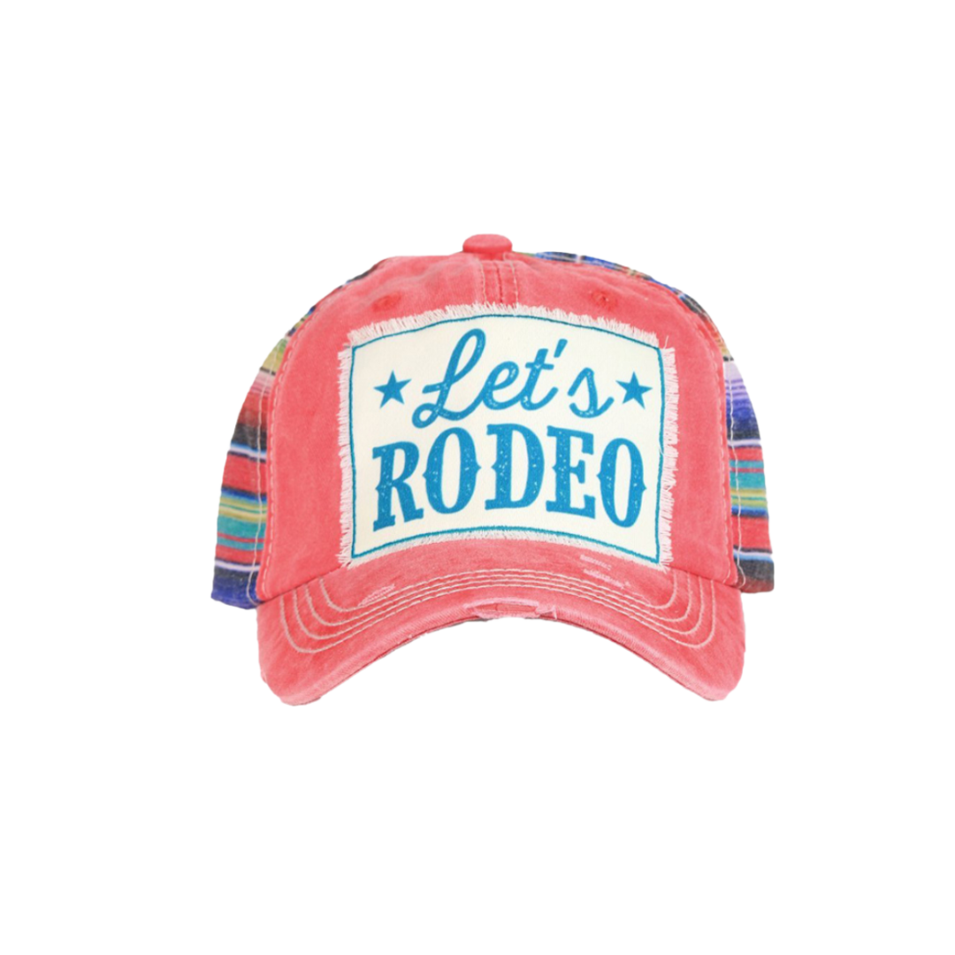 Southern Grace Women's Let's Rodeo Patch Multicolor Cap