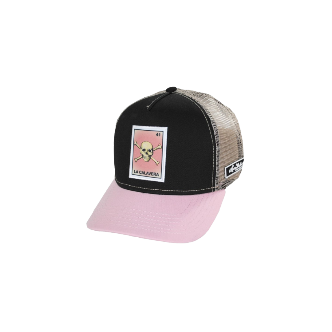 Milano Women's La Calavera Mesh Pink Cap