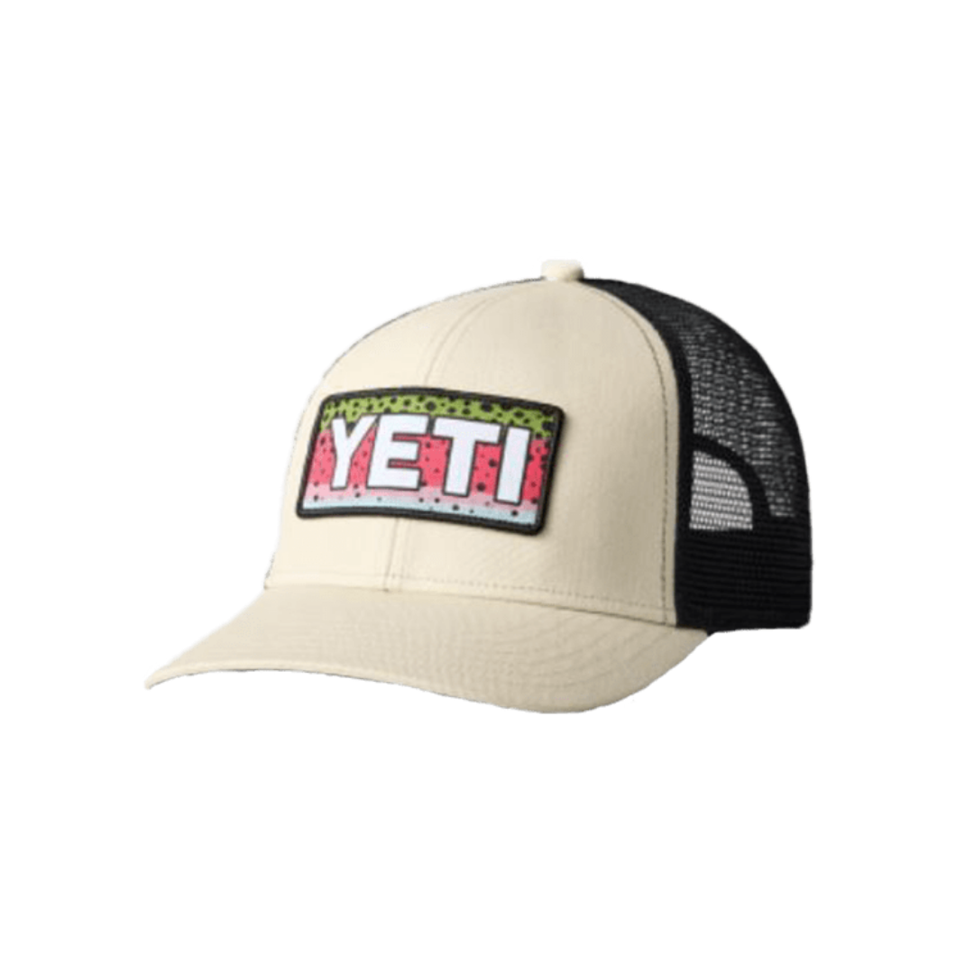 Yeti Men's Trucker Mesh Colored Logo Patch Brown Cap