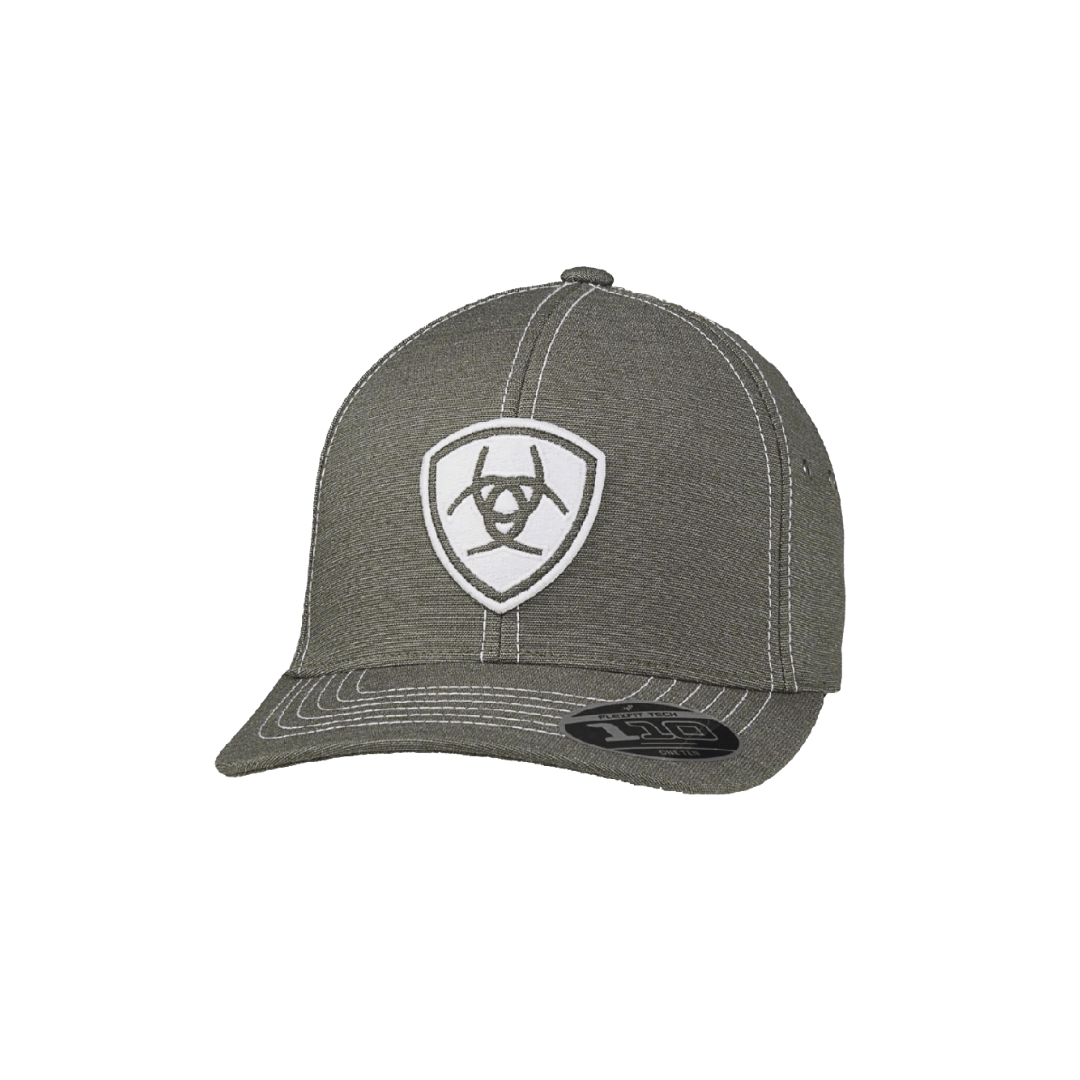 Ariat Men's Embroidered Logo Grey Cap