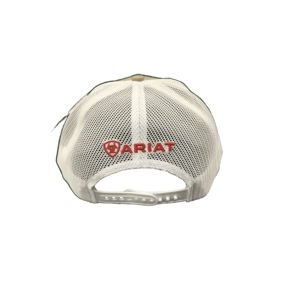 Ariat Men's Oil Rig Usa Flag Mesh Tan Cap