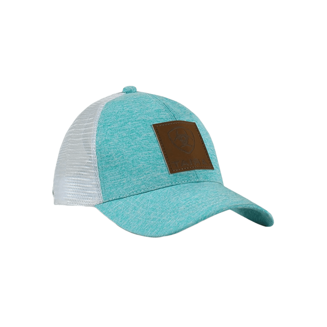Ariat Women's Large Square Patch Turquoise Cap