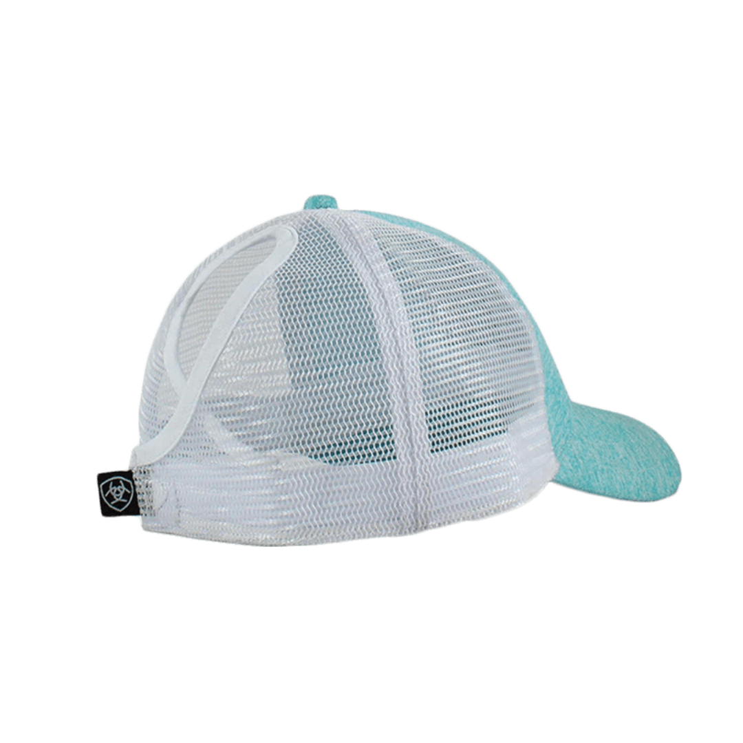 Ariat Women's Large Square Patch Turquoise Cap