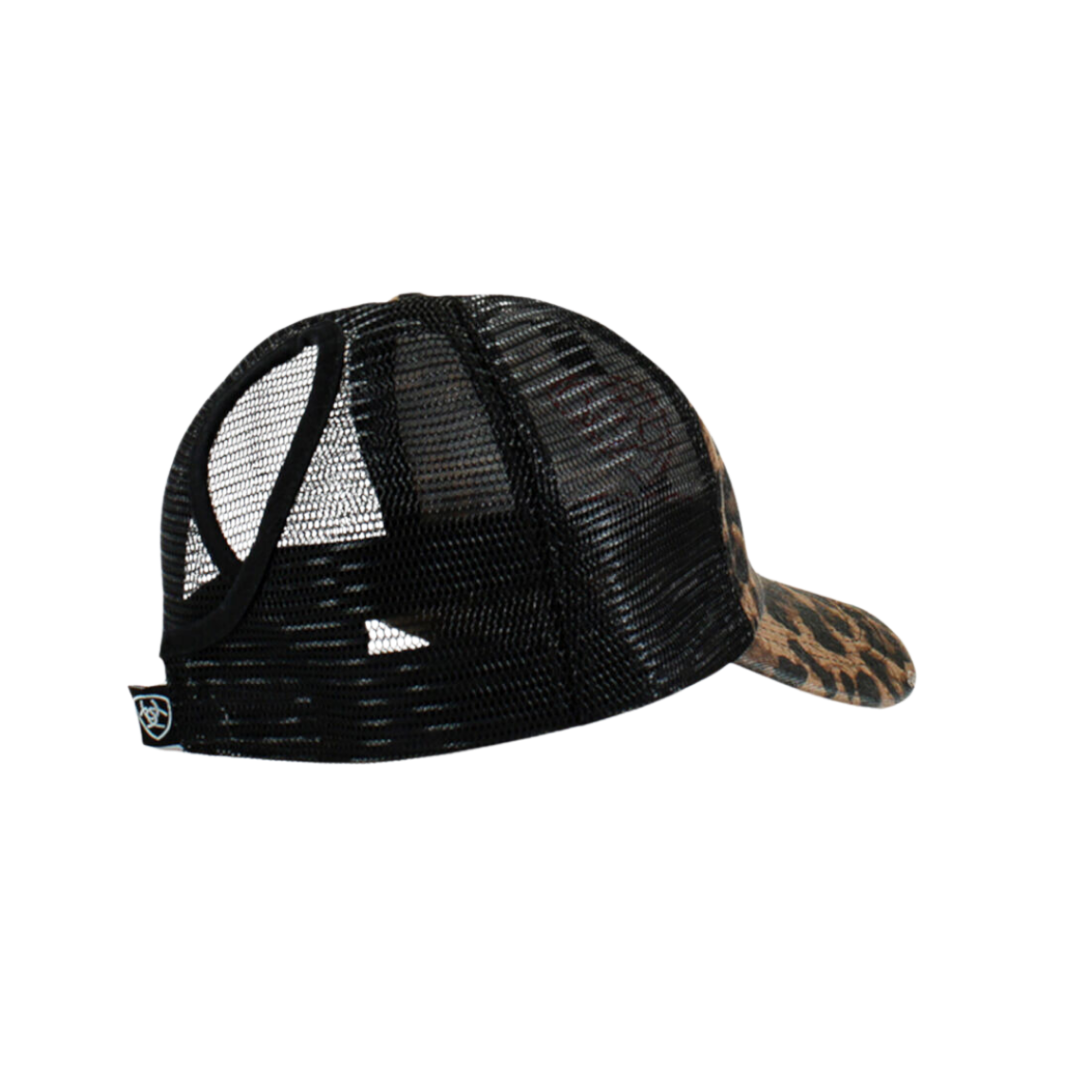 Ariat Women's Leopard Mesh Brown Cap