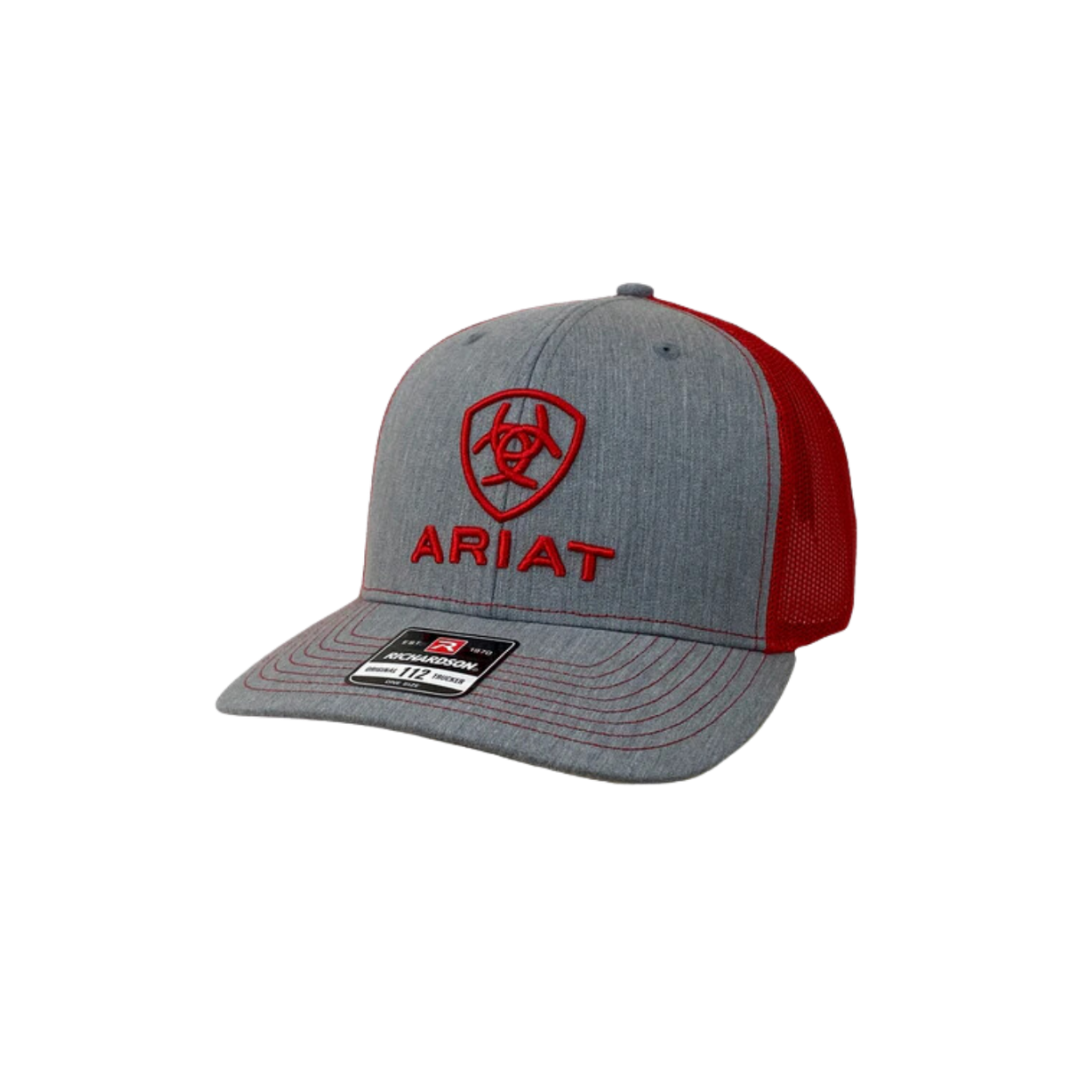 Ariat Men's Richardson 112 Logo Mesh Red Cap