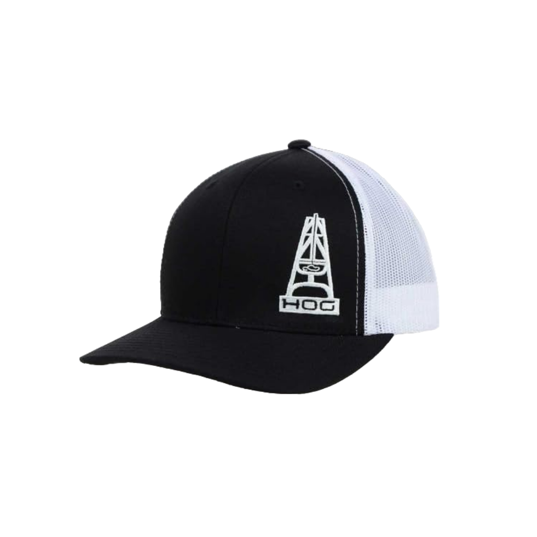 Hooey Men's Mesh Trucker Snapback Black Cap