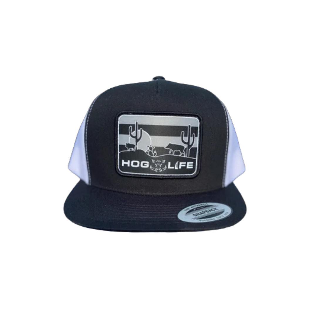 Hog Life Men's Sunset Javelina Black Cap