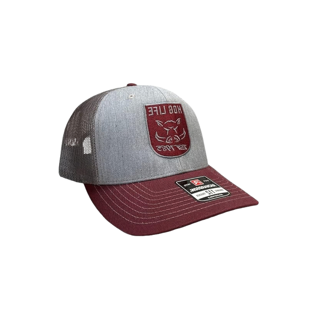 Hog Life Men's Est 1985 Hunting Grey Cap