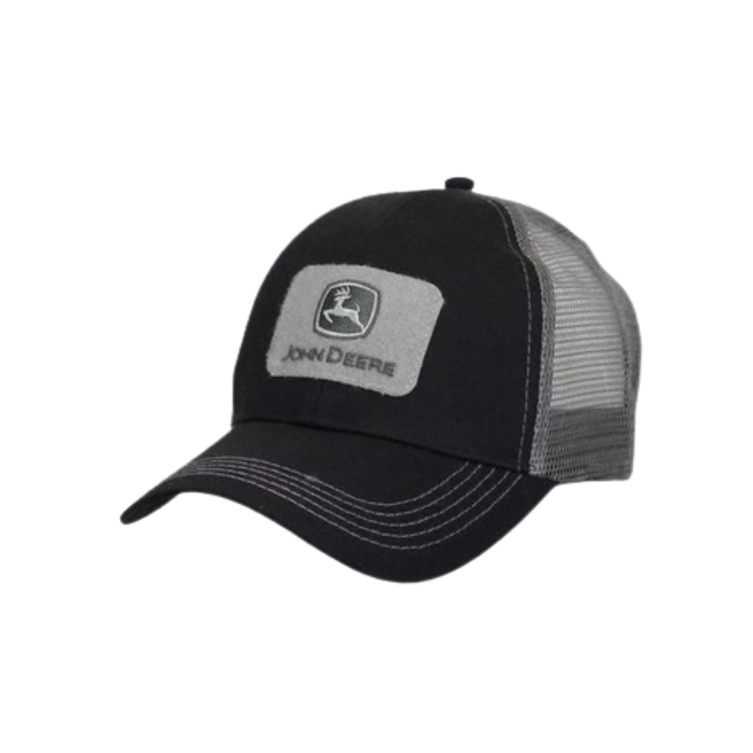 John Deere Men's Mesh Black Cap
