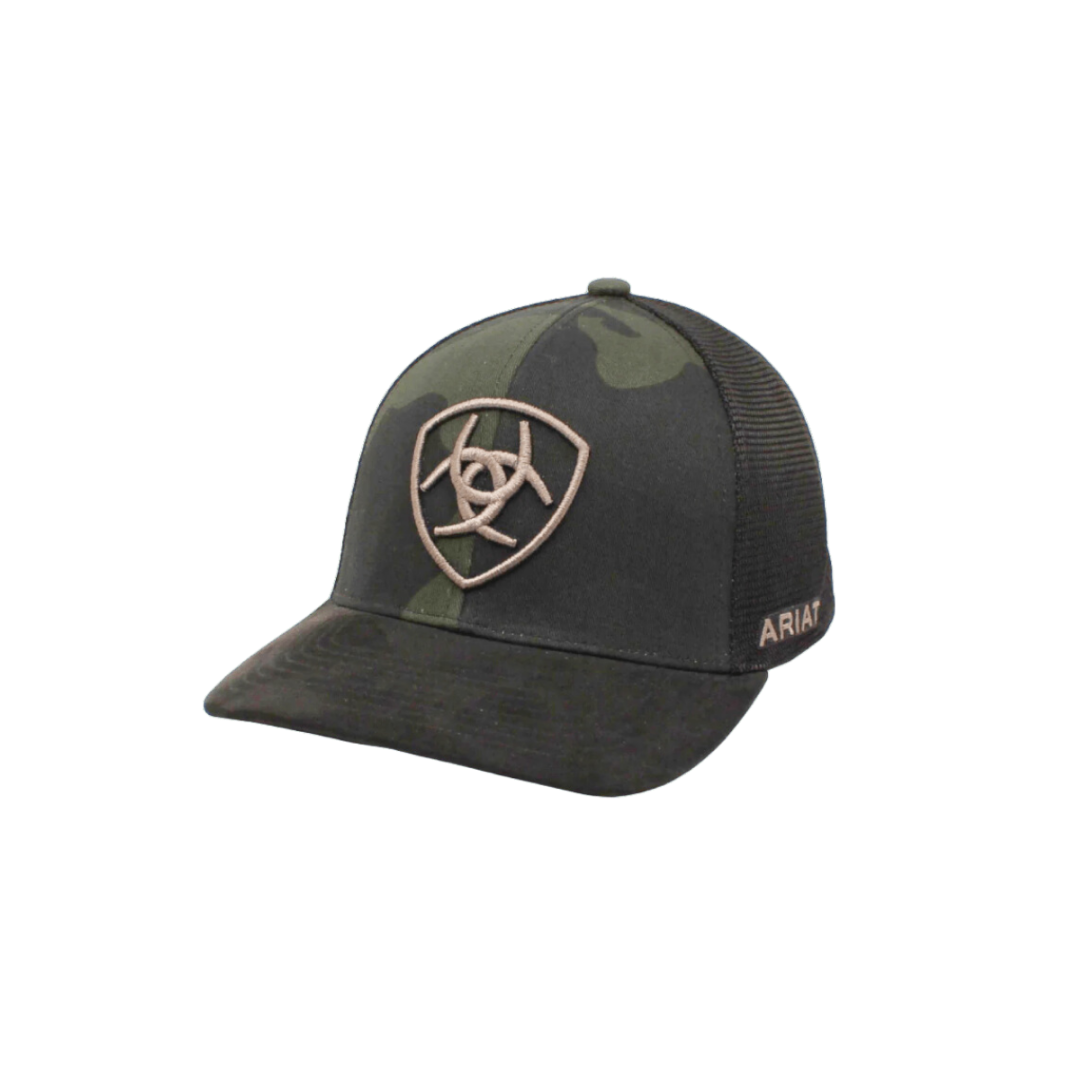 Ariat Men's Mesh Embroidered Logo Camo Cap