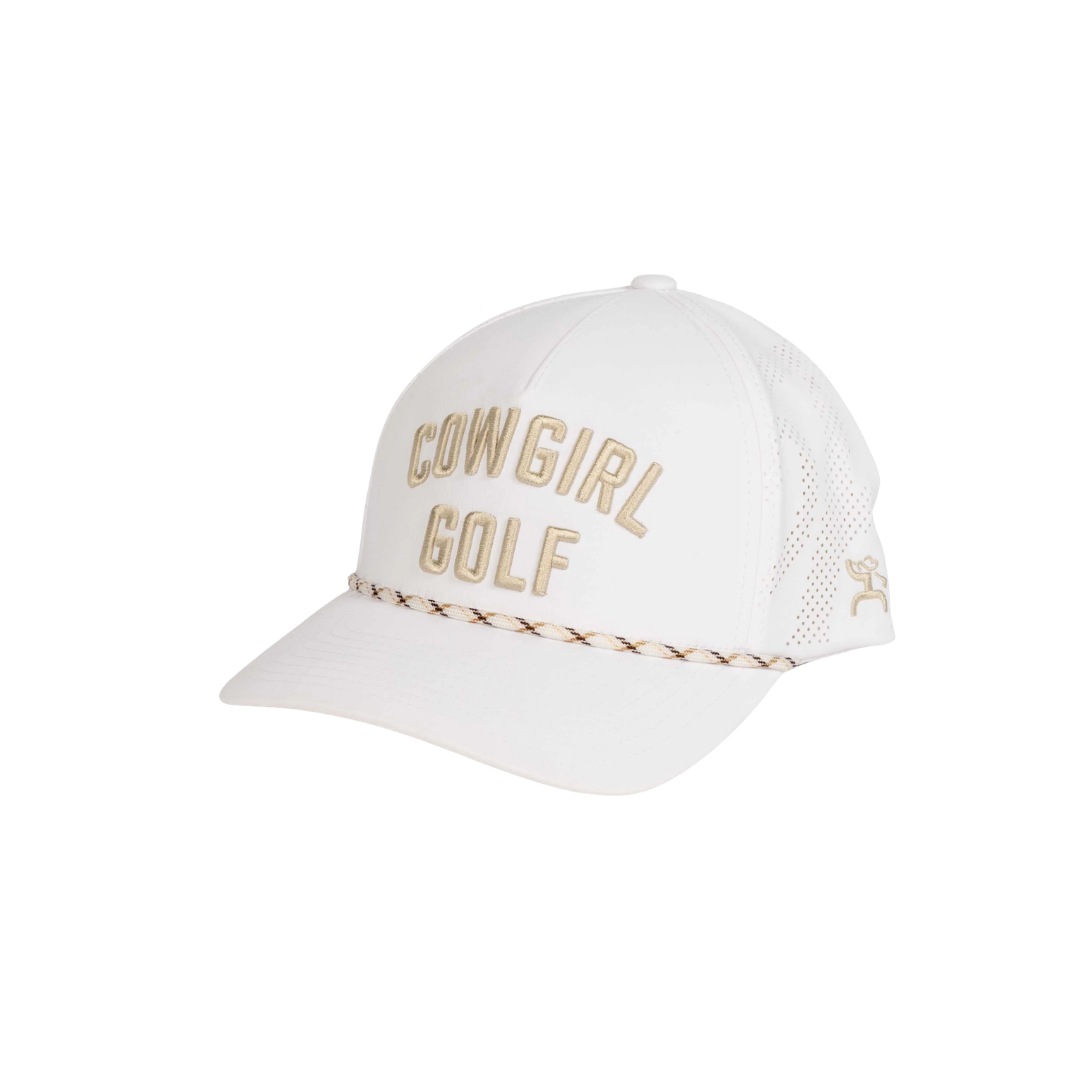 Hooey Women's Cowgirl Trucker White Cap