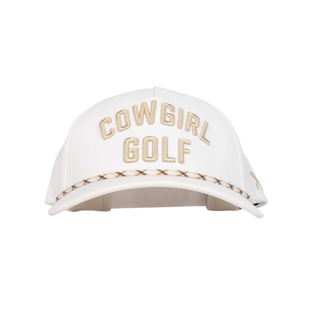 Hooey Women's Cowgirl Trucker White Cap
