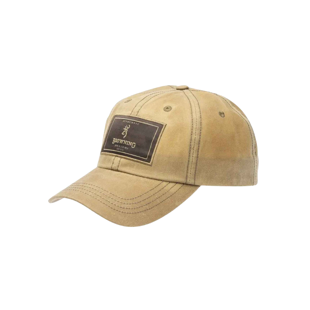 Browning Men's Antiquity Wax Adjustable Tan Cap