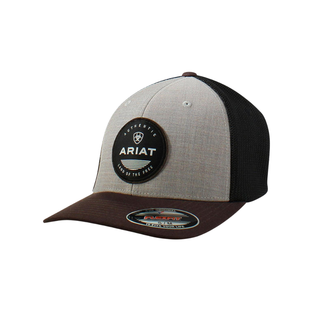 Ariat Men's Western Logo Grey Cap