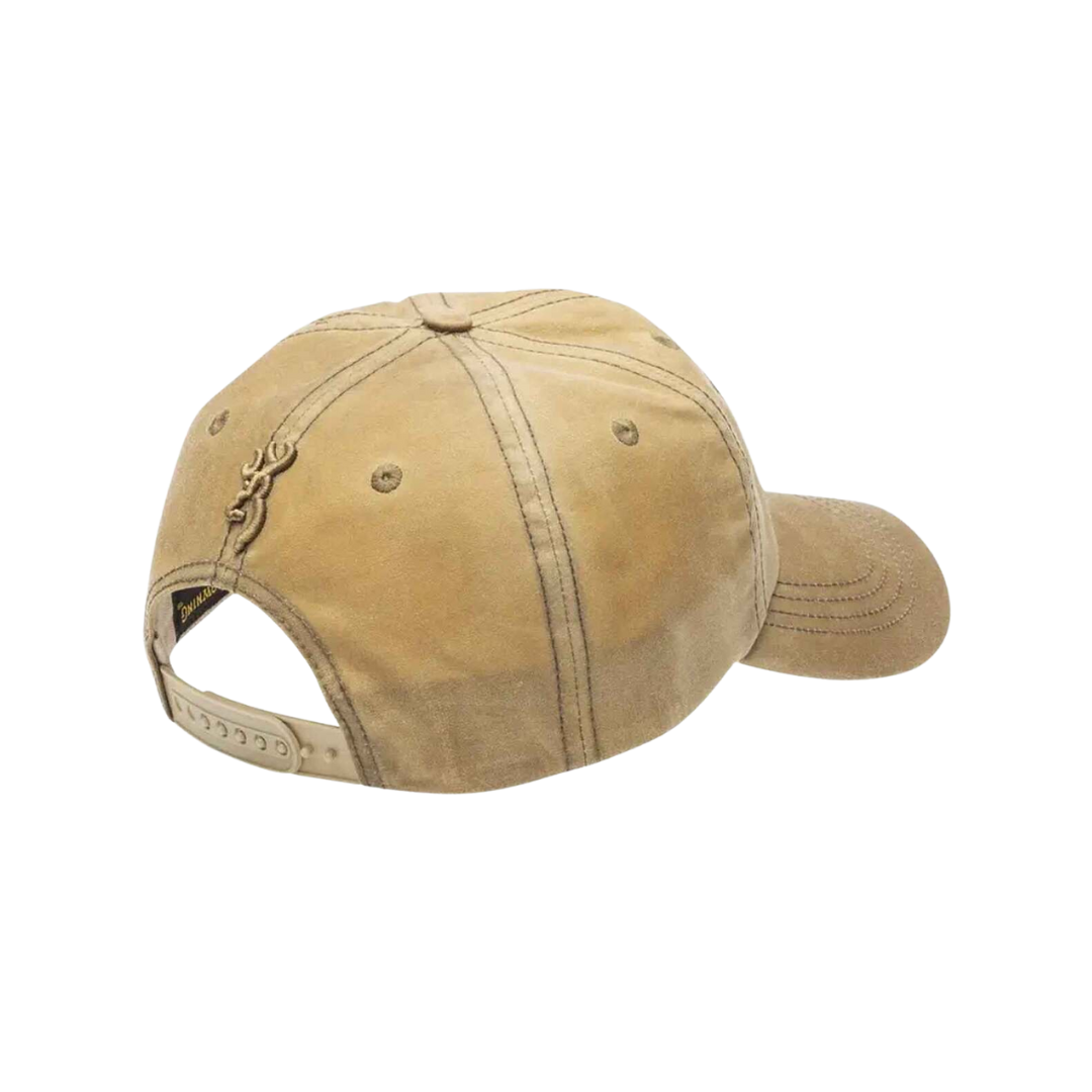 Browning Men's Antiquity Wax Adjustable Tan Cap