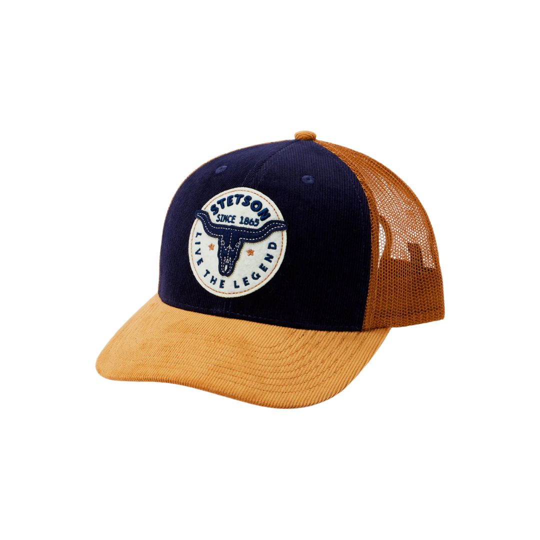 Stetson Men's Cachucha Acorn Baseball Blue Cap