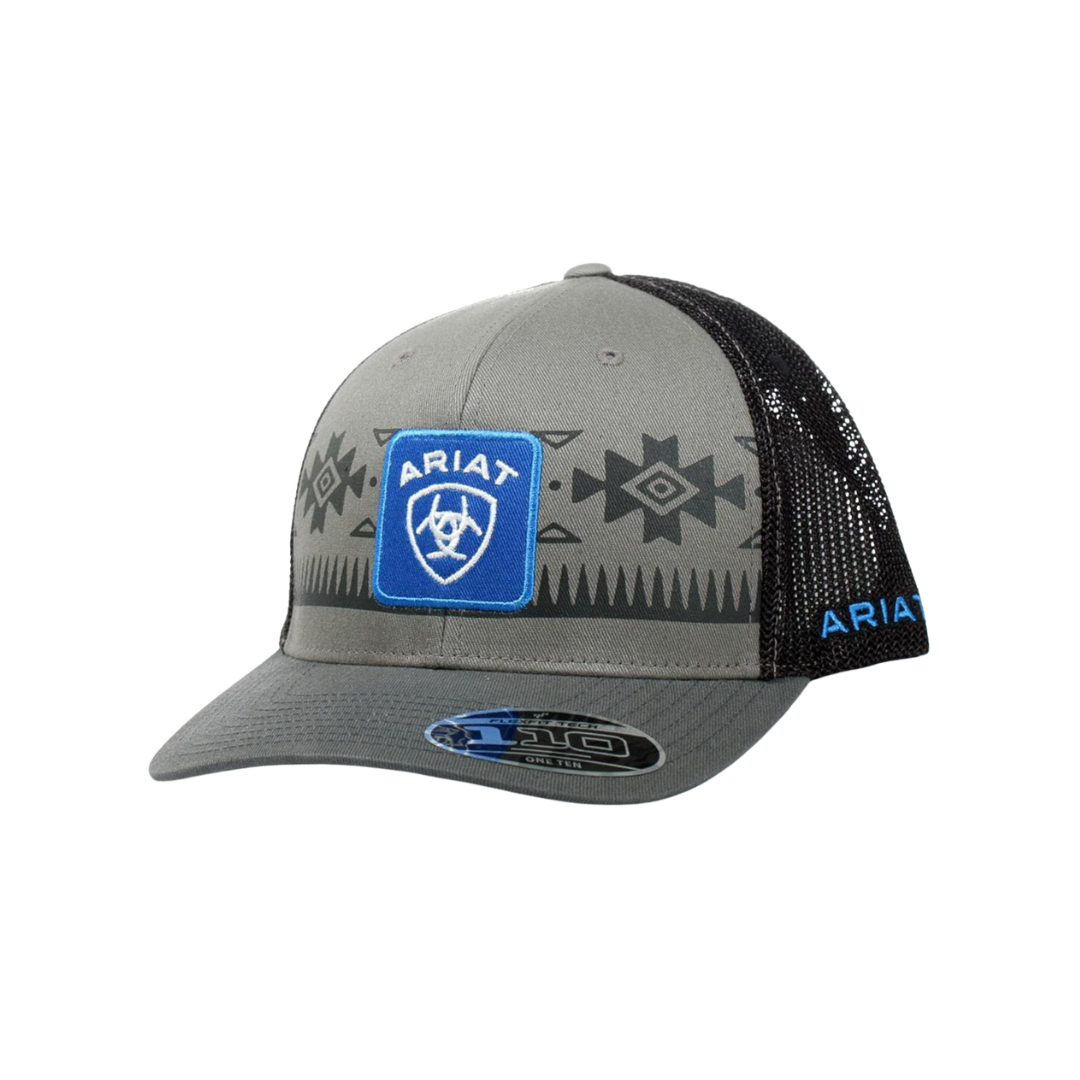Ariat Men's Southwest Shield Grey Cap