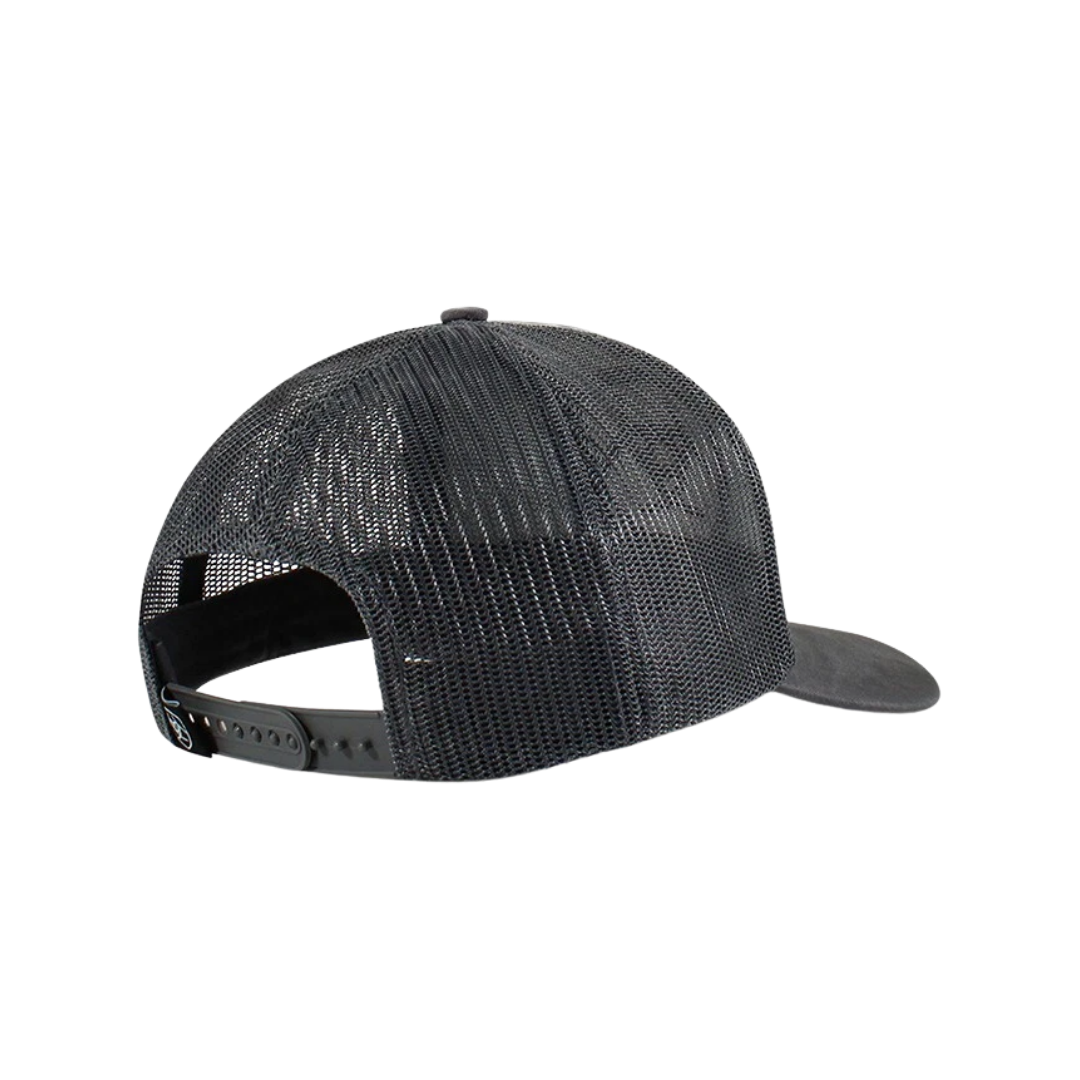 Ariat Men's US Flag Mesh Embroidered Grey Cap