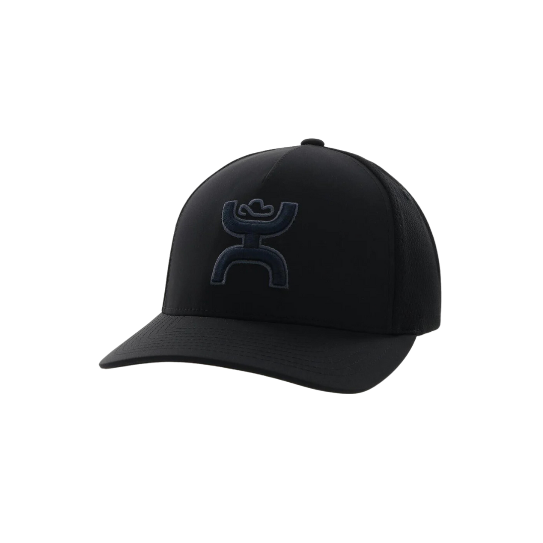 Hooey Men's Coach Flexfit Black Blue Cap
