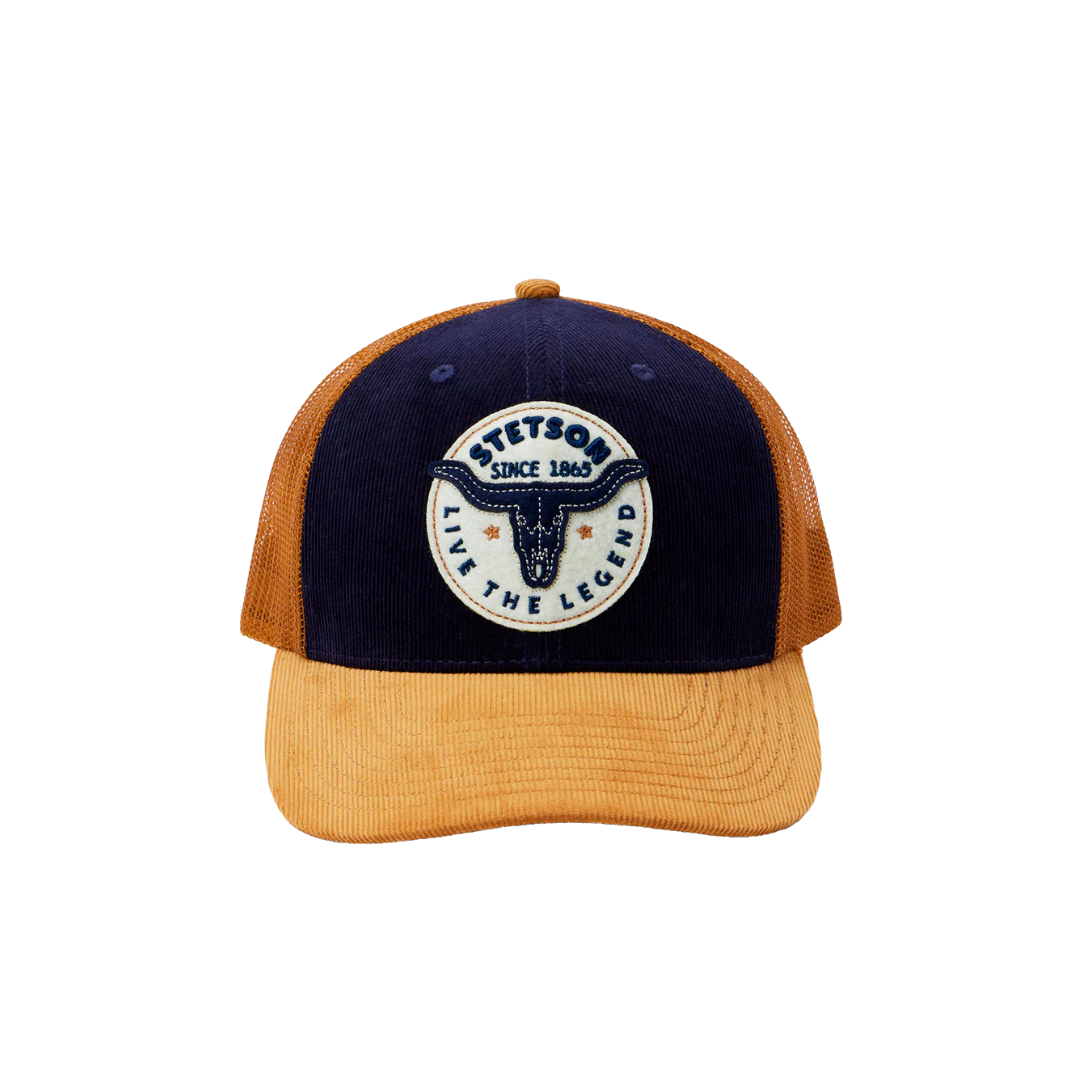 Stetson Men's Cachucha Acorn Baseball Blue Cap