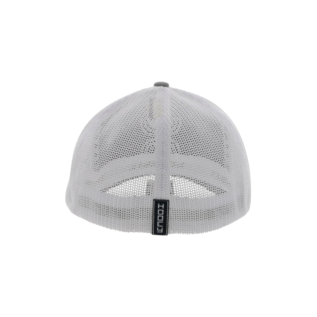 Hooey Men's Dallas Flexfit Grey White Cap