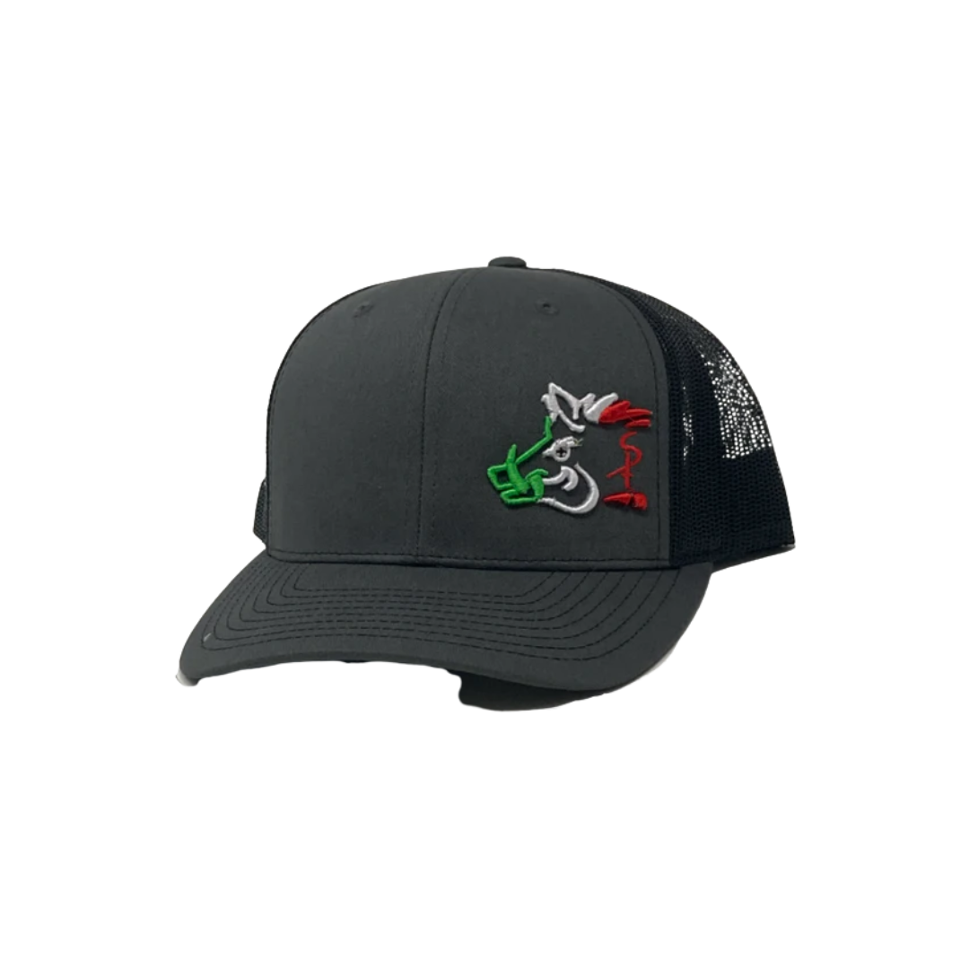 Oil Field Men's Mexican Pig Black Cap