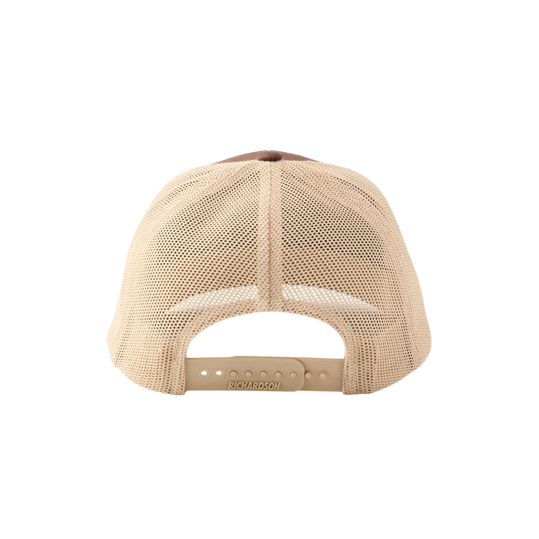 Lucchese Boot Men's Leather Patch Brown Khaki Cap