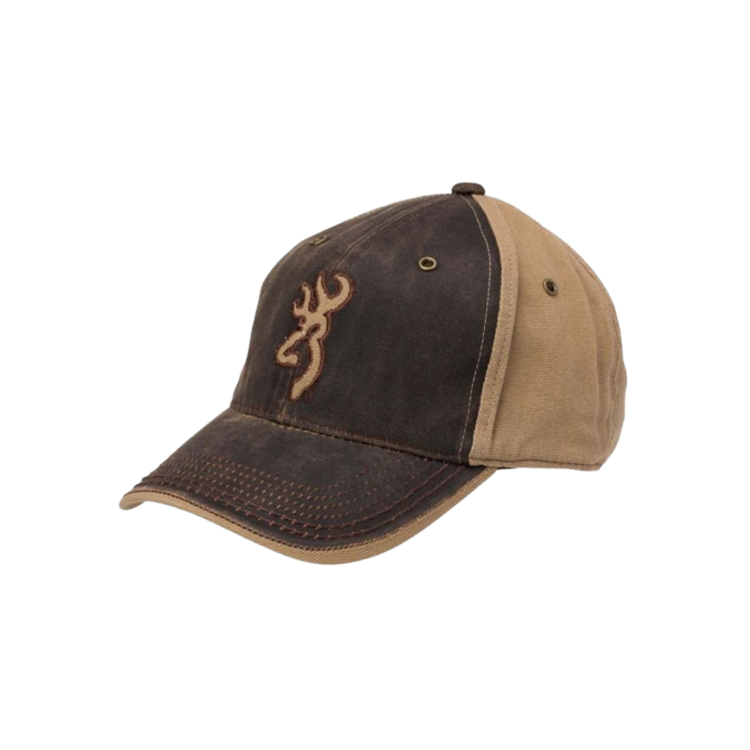 Browning Men's Denim Embroidered Brown Cap