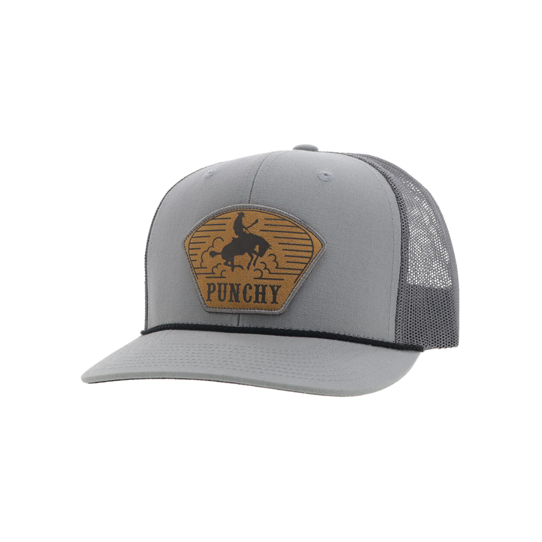 The Boot Jack: Hooey Unisex Cavvy Punchy Grey Cap - Main Image
