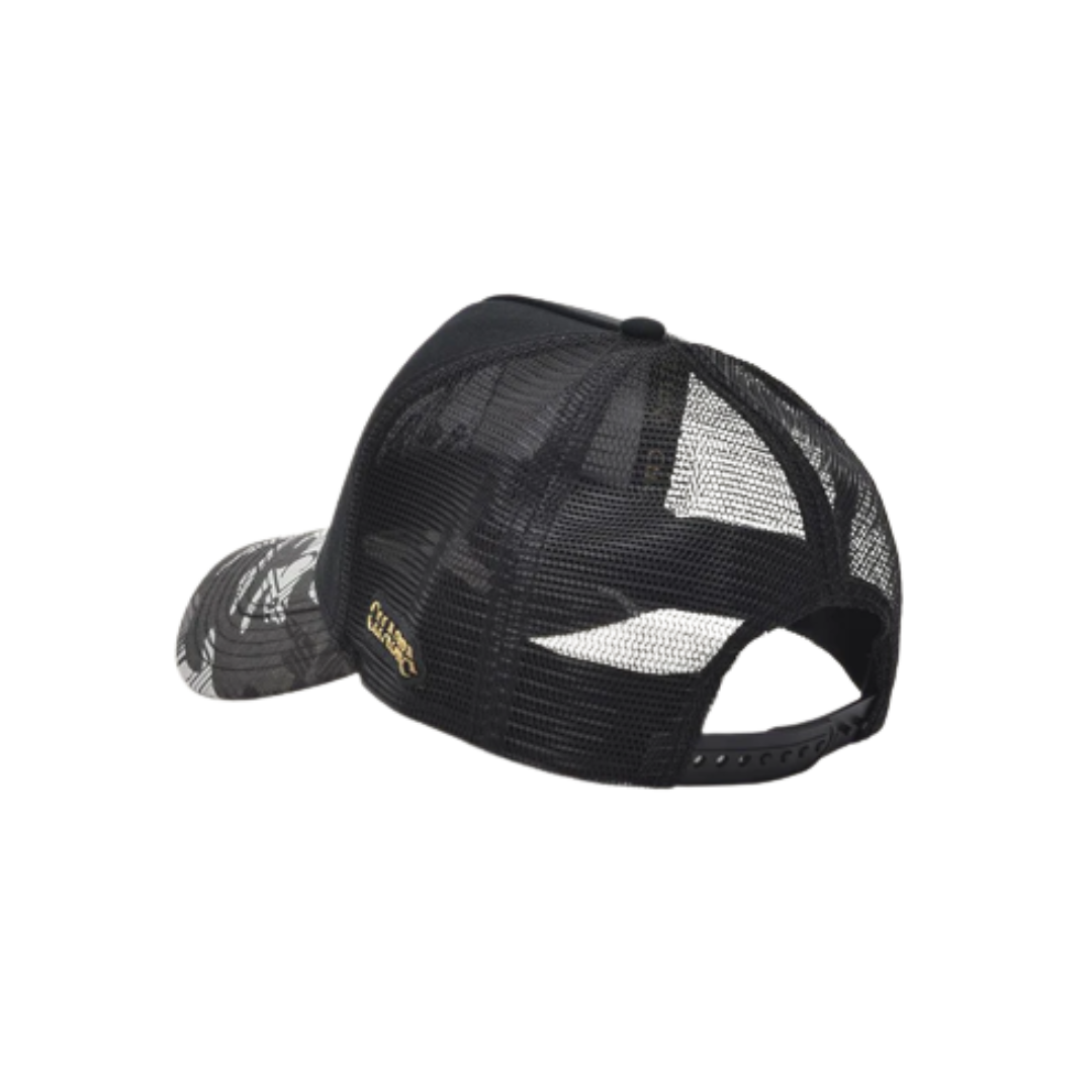 Cuadra Men's Snapback With Alligator Patch Black Cap