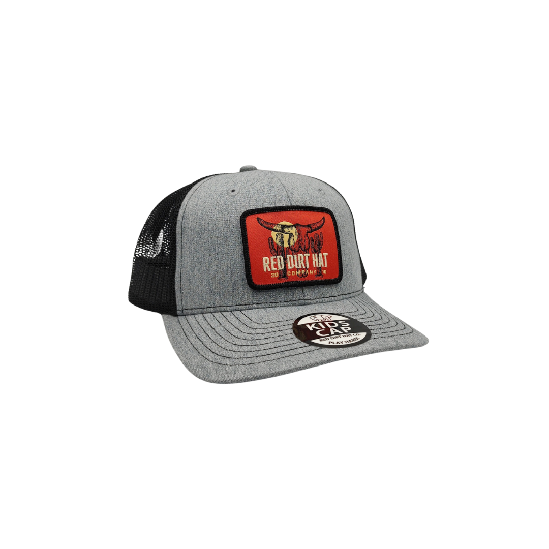 Red Dirt Hat Youth Boy's Boone Heather Grey Cap