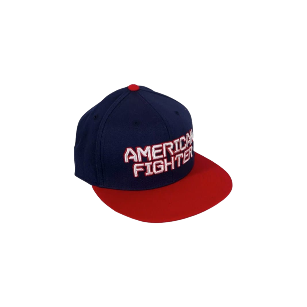 American Fighter Men's Blue Logo Embroidered Baseball Cap