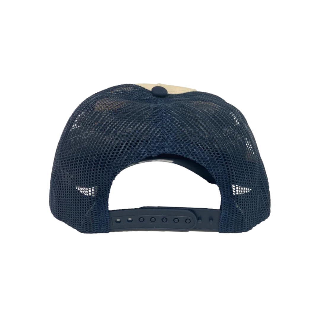 Stetson Men's Navy Eagle Embroidered Trucker Cap