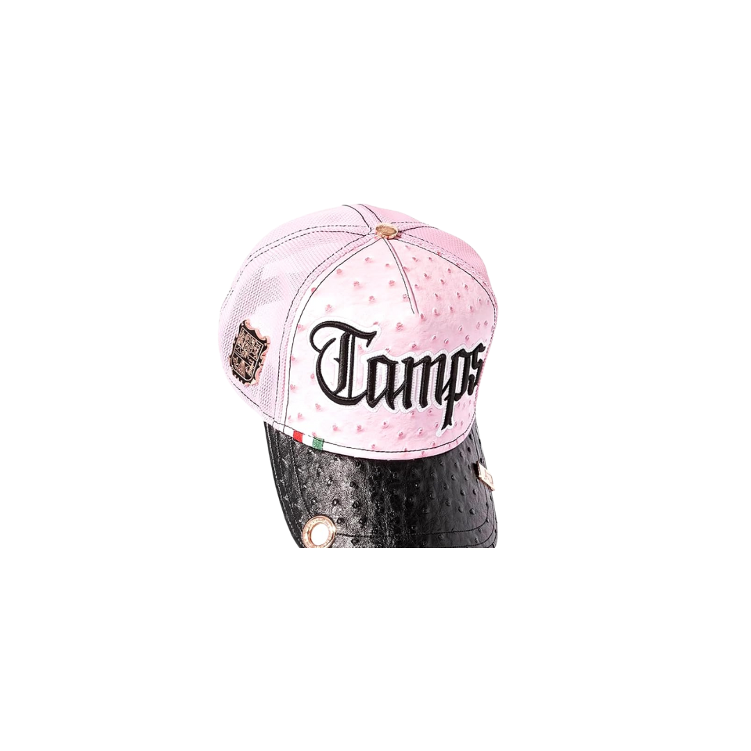 Red Monkey Women's Tamps 24 Avestruz Pink Cap
