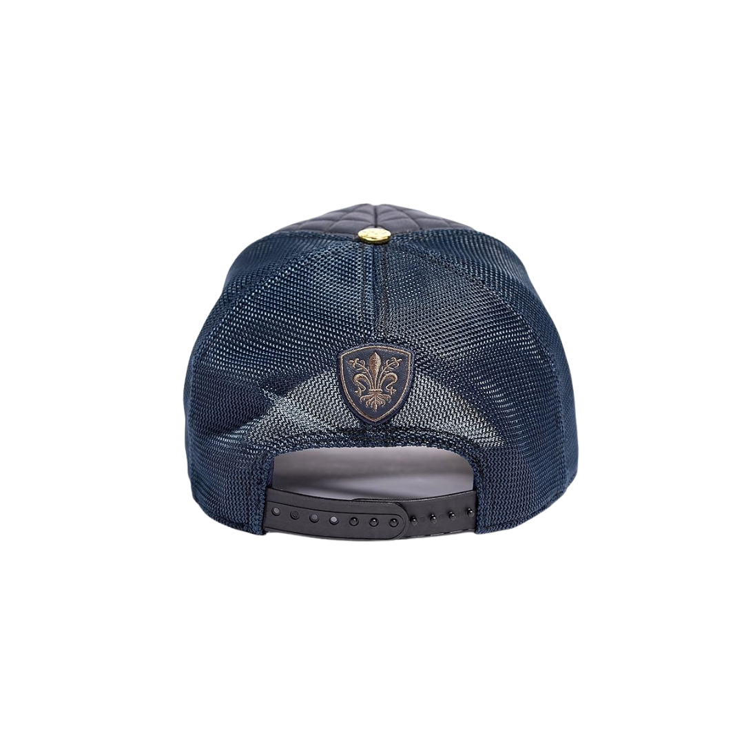 Red Monkey Men's Skull Luxe Black Cap