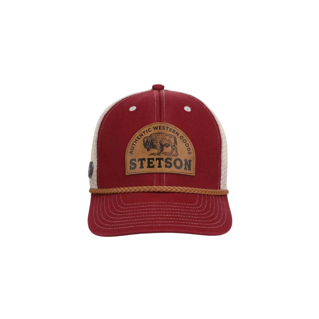 Stetson Men's Authentic Goods Trucker Red Cap