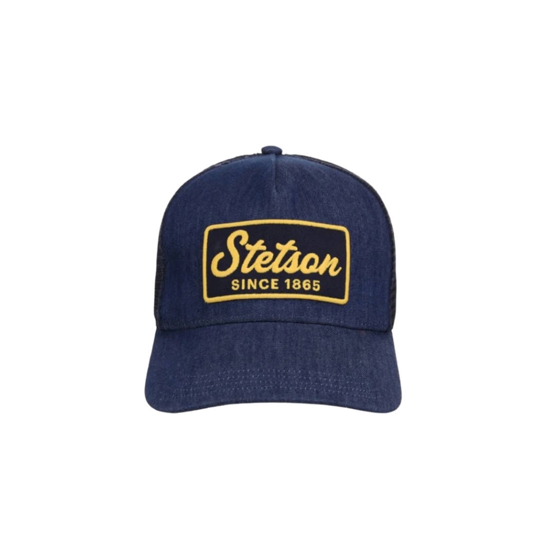Stetson Men's Jean Classic Patch Blue Cap