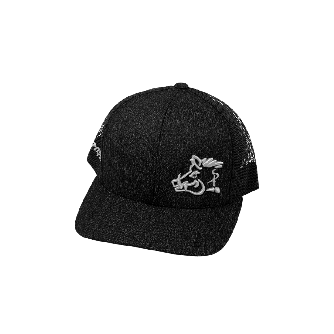 Oil Filed Hats Heather Men´s Black Sniper Pig Cap