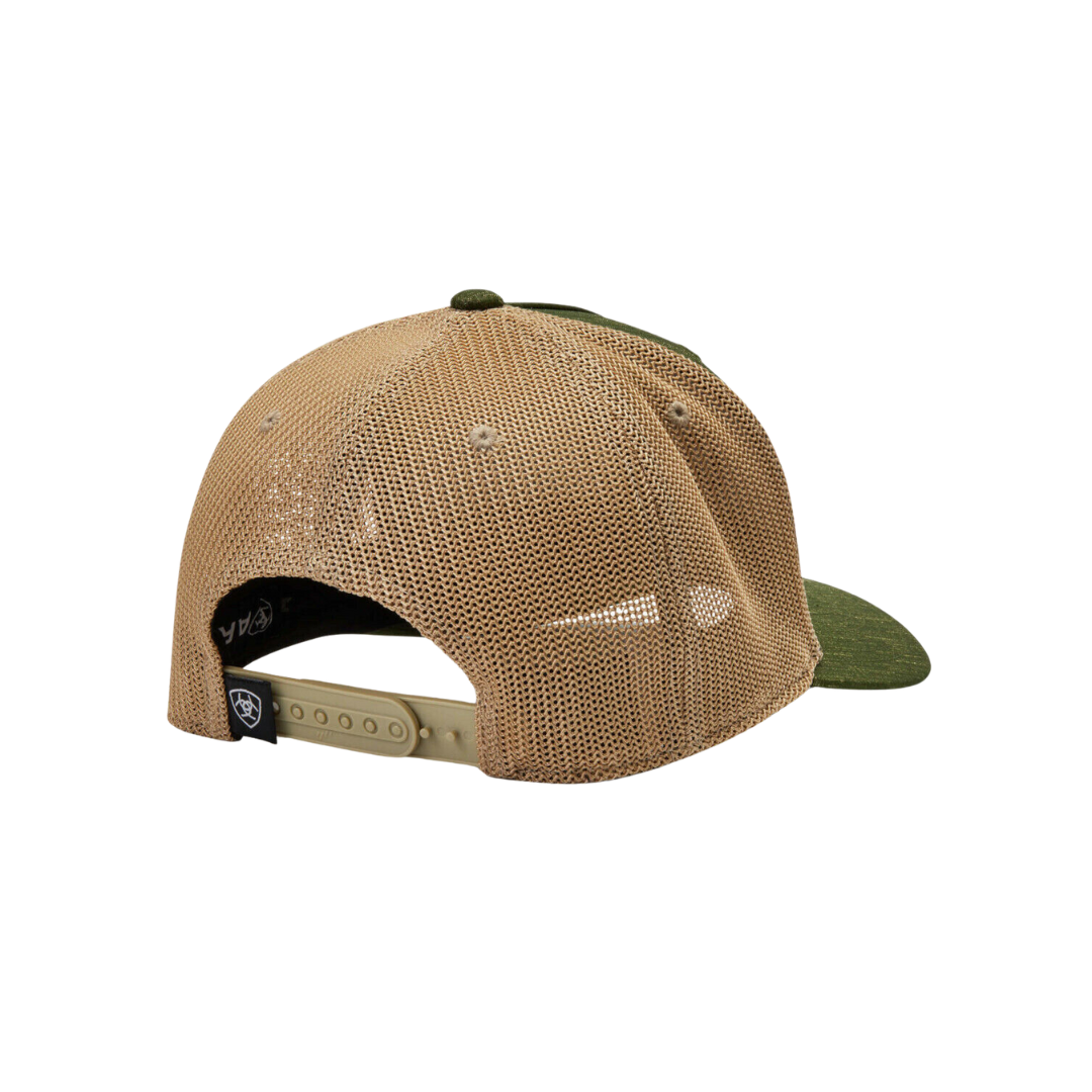 Ariat Men's Flex Fit 110 Signature Patch Green Cap