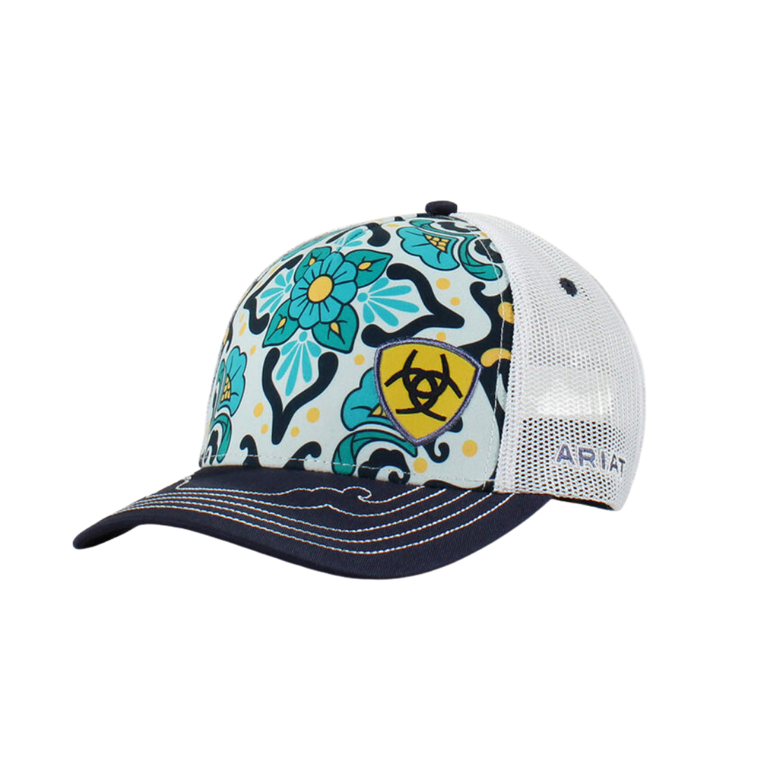 Ariat Women's Bright Floral Mesh Multicolor Cap