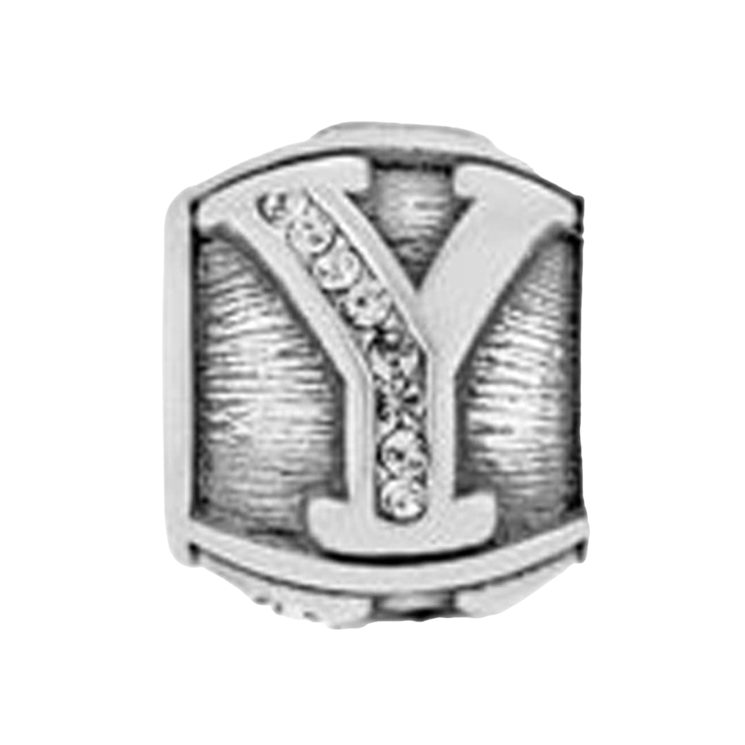 Brighton Women's Letter Y Bead Grey Charm