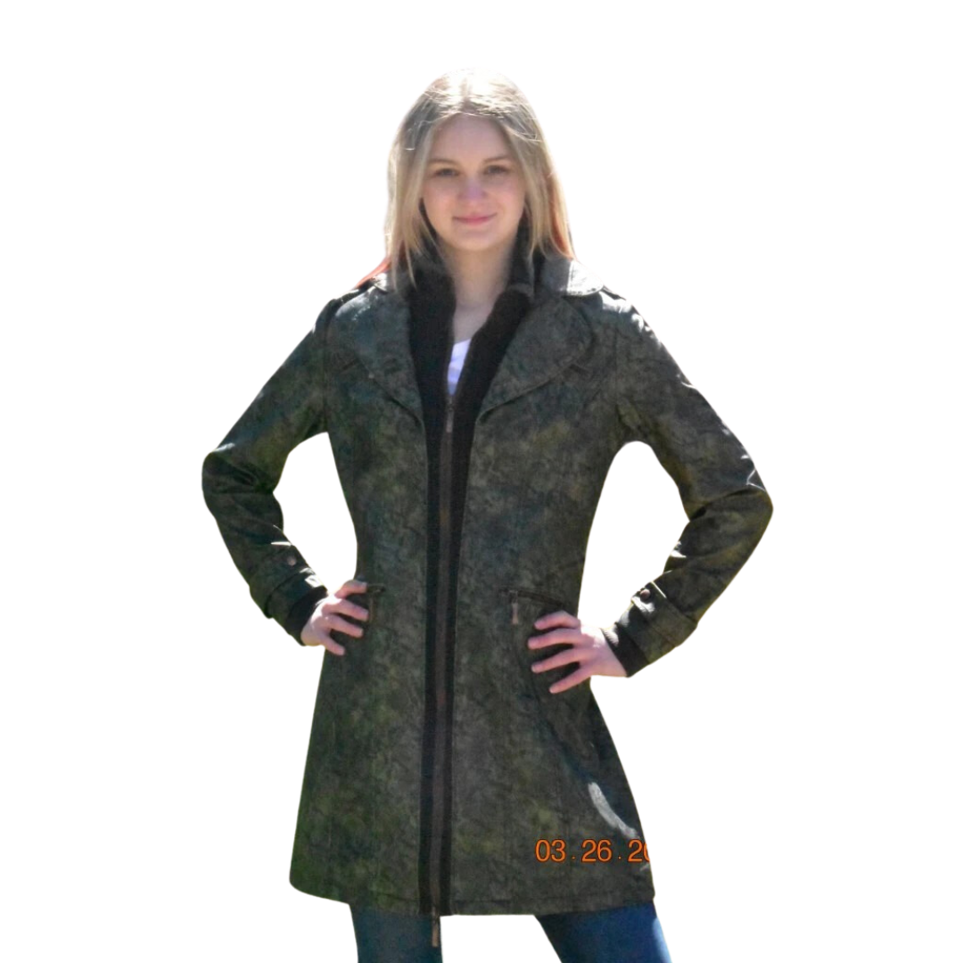 Montana Co Women's Company Whiskey Faux Green Jacket