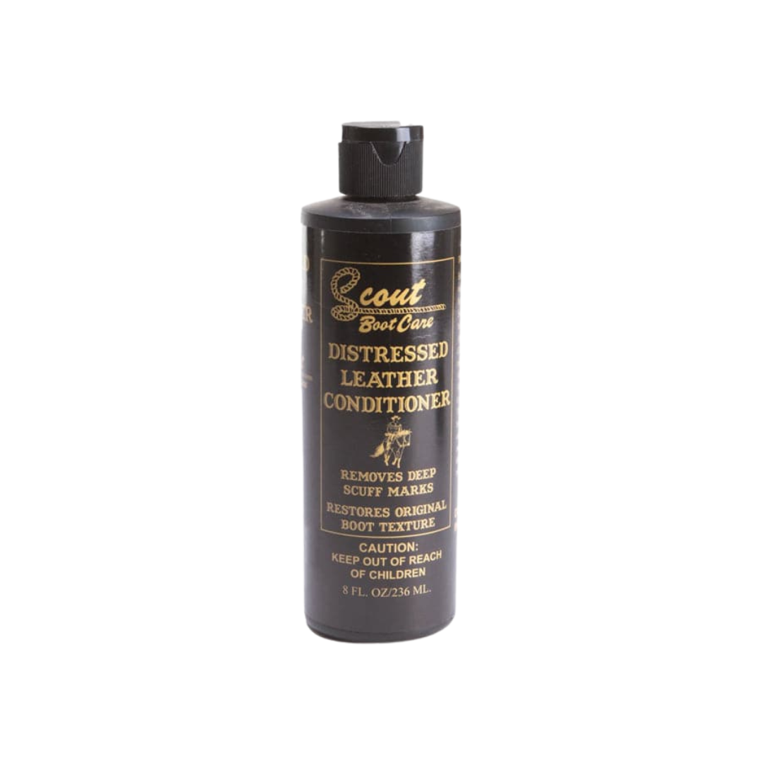 M&F Unisex Scout Distressed Leather Brown Conditioner