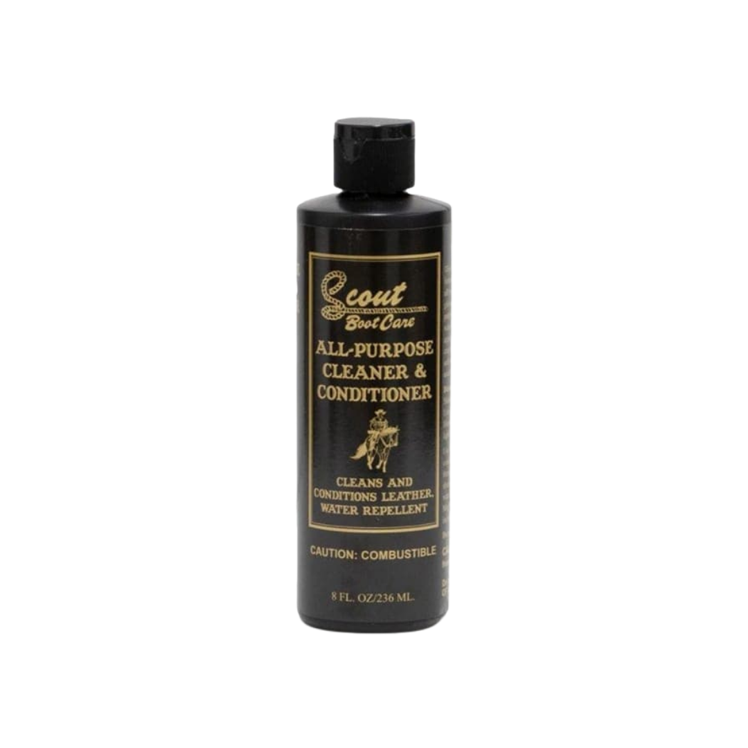 M&F Unisex Scout Premium Leather Black Lotion