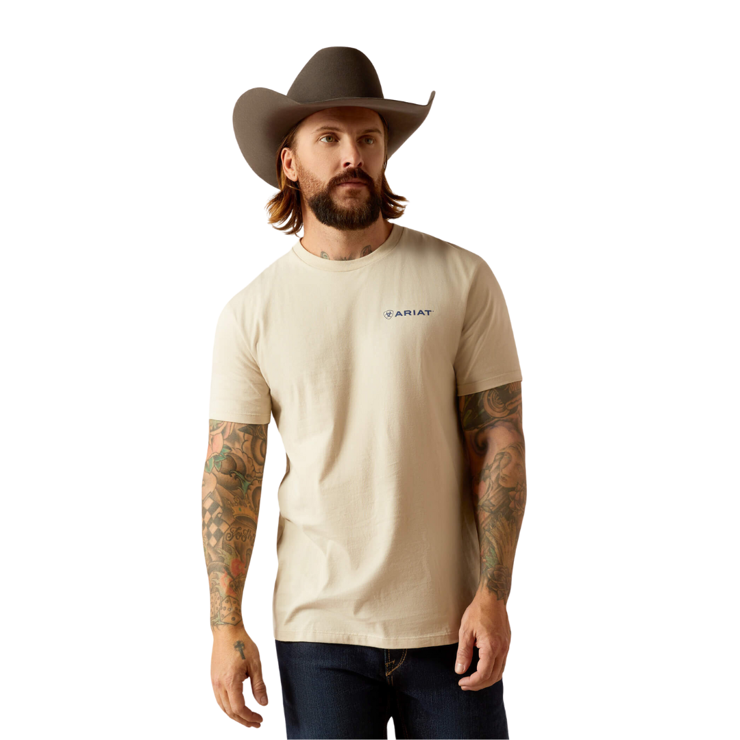 Ariat Men's Stamped Seal Natural Tee Shirt