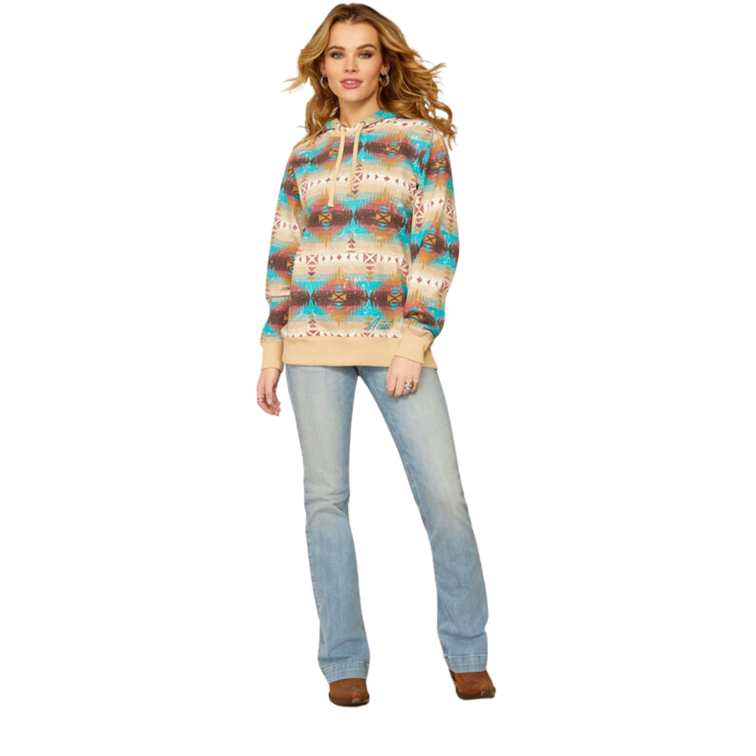 Ariat Women's Lunas Serrano Southwest Print Hoodie