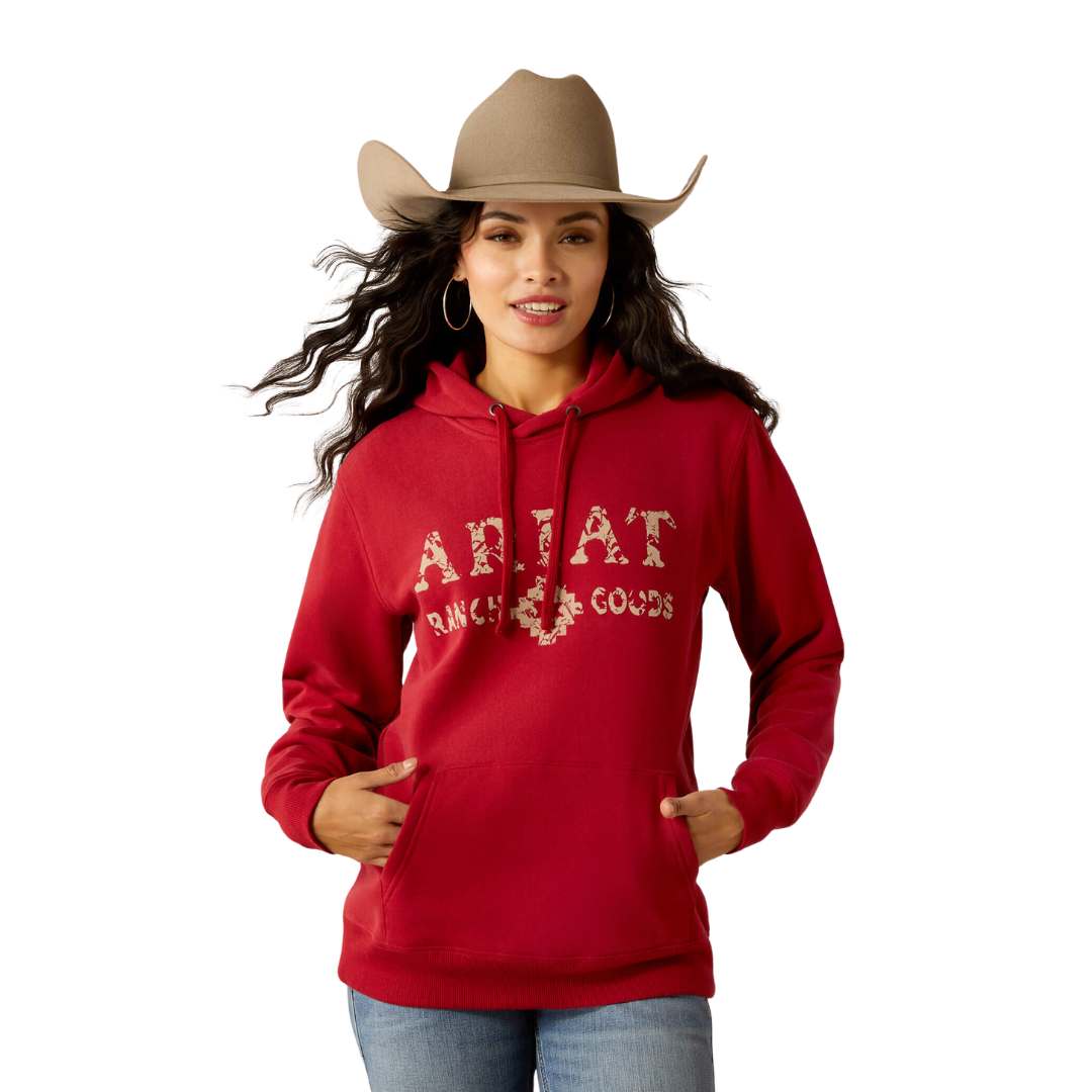 Ariat Women's Ranch Goods Rio Red Hoodie