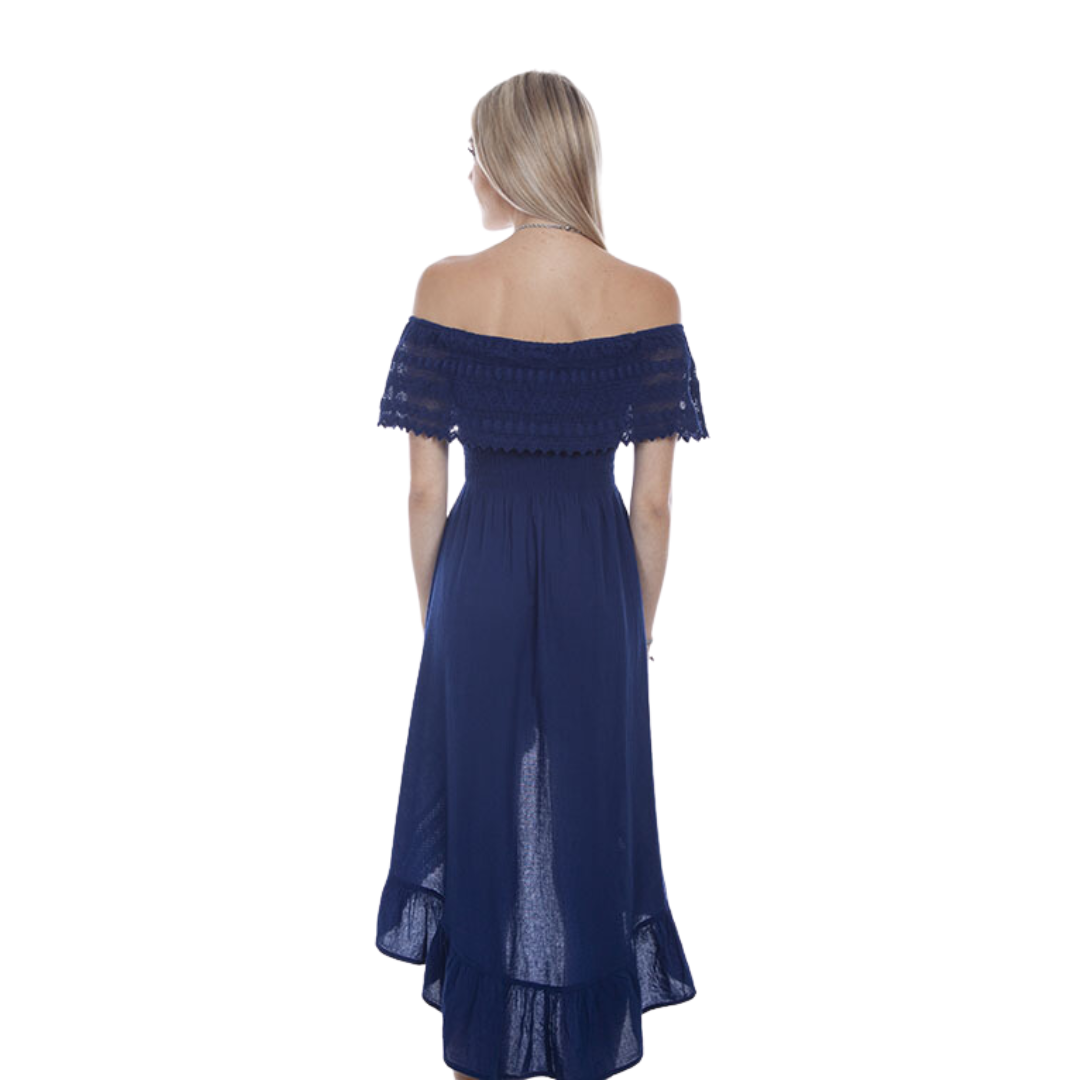 Scully Leather Women's Off The Shoulder Royal Dress
