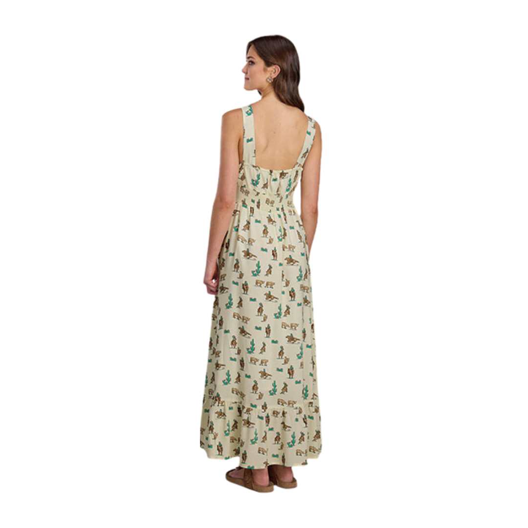 Roper Women's Printed Rayon Maxi Dress