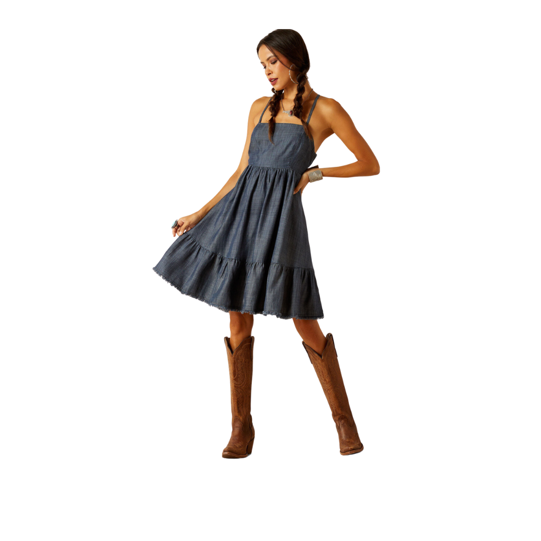 Ariat Women's Calico Indigo Rinse Dresss